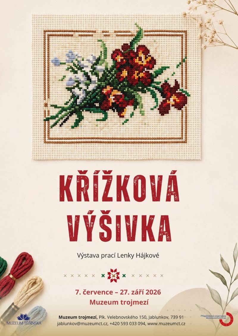 Pozvání na akci - Křížová výšivka