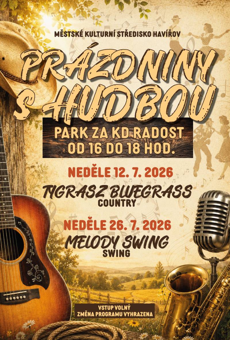 Pozvání na akci - Prázdniny s hudbou