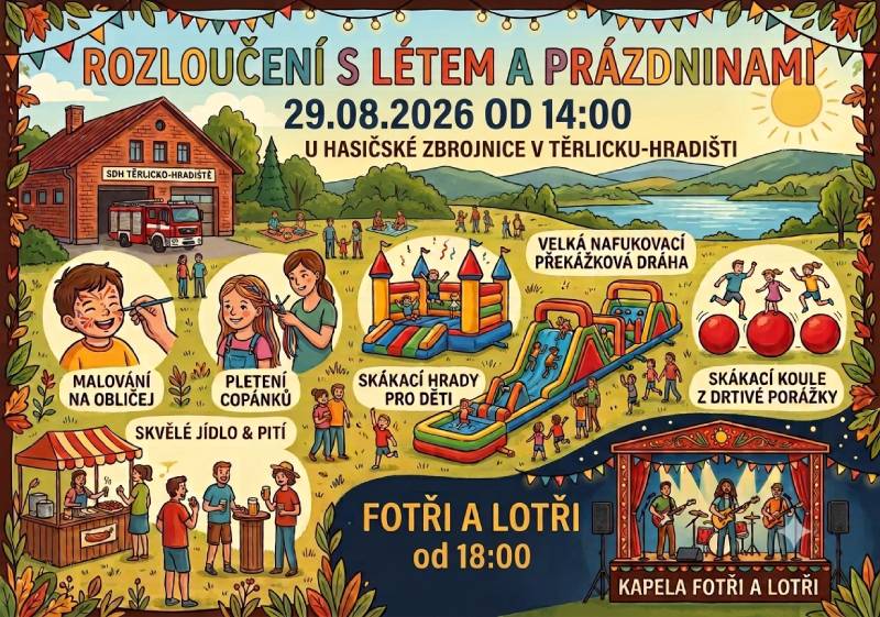 Pozvání na akci - Rozloučení s létem a prázdninami