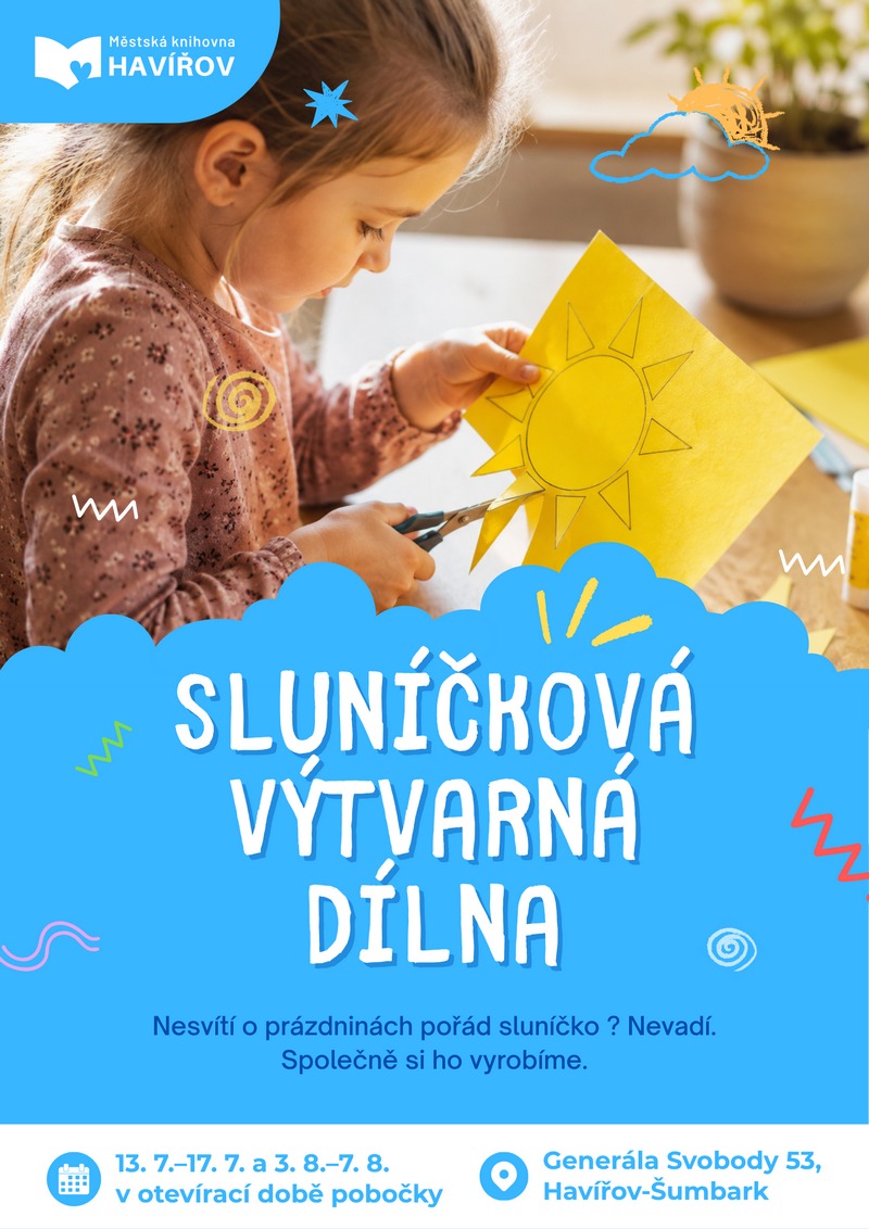Pozvání na akci - Sluníčková výtvarná dílna