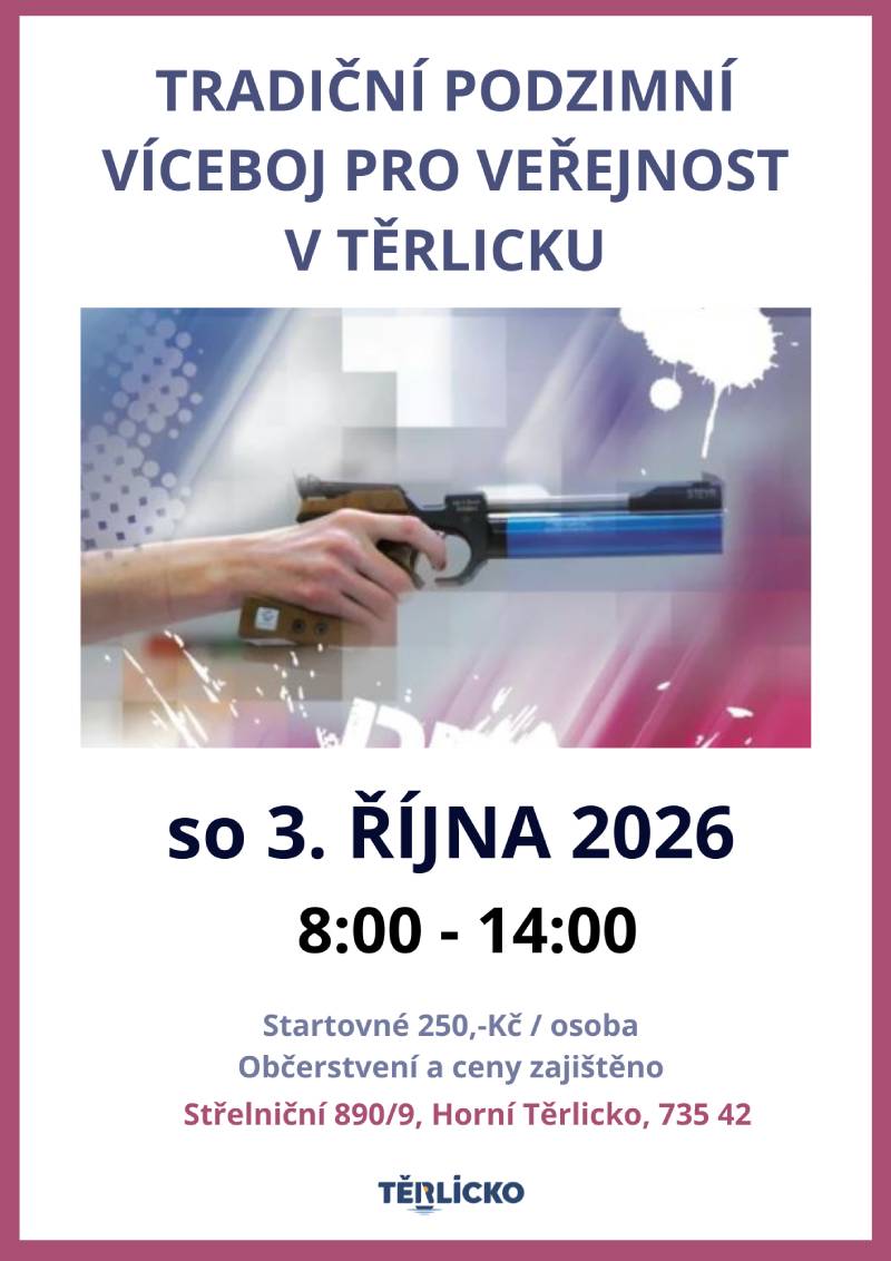 Pozvání na akci - Tradiční podzimní víceboj pro veřejnost v Těrlicku