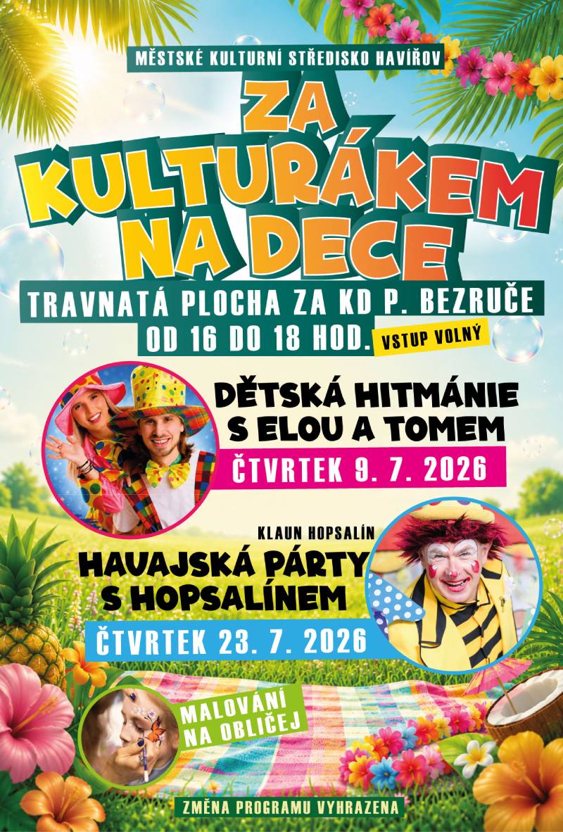 Pozvání na akci - Za kulturákem na dece
