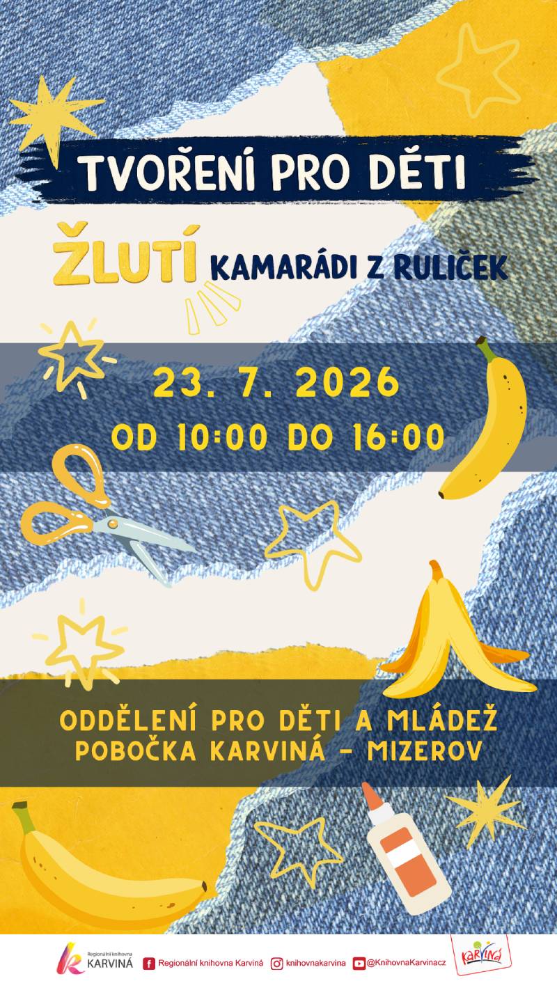 Pozvání na akci - Žlutí kamarádi z ruliček