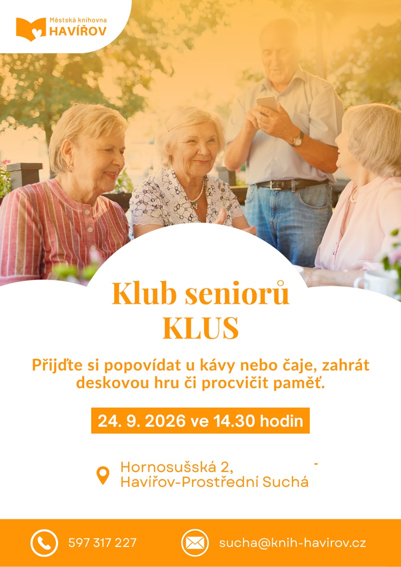 Pozvání na akci - Klub seniorů