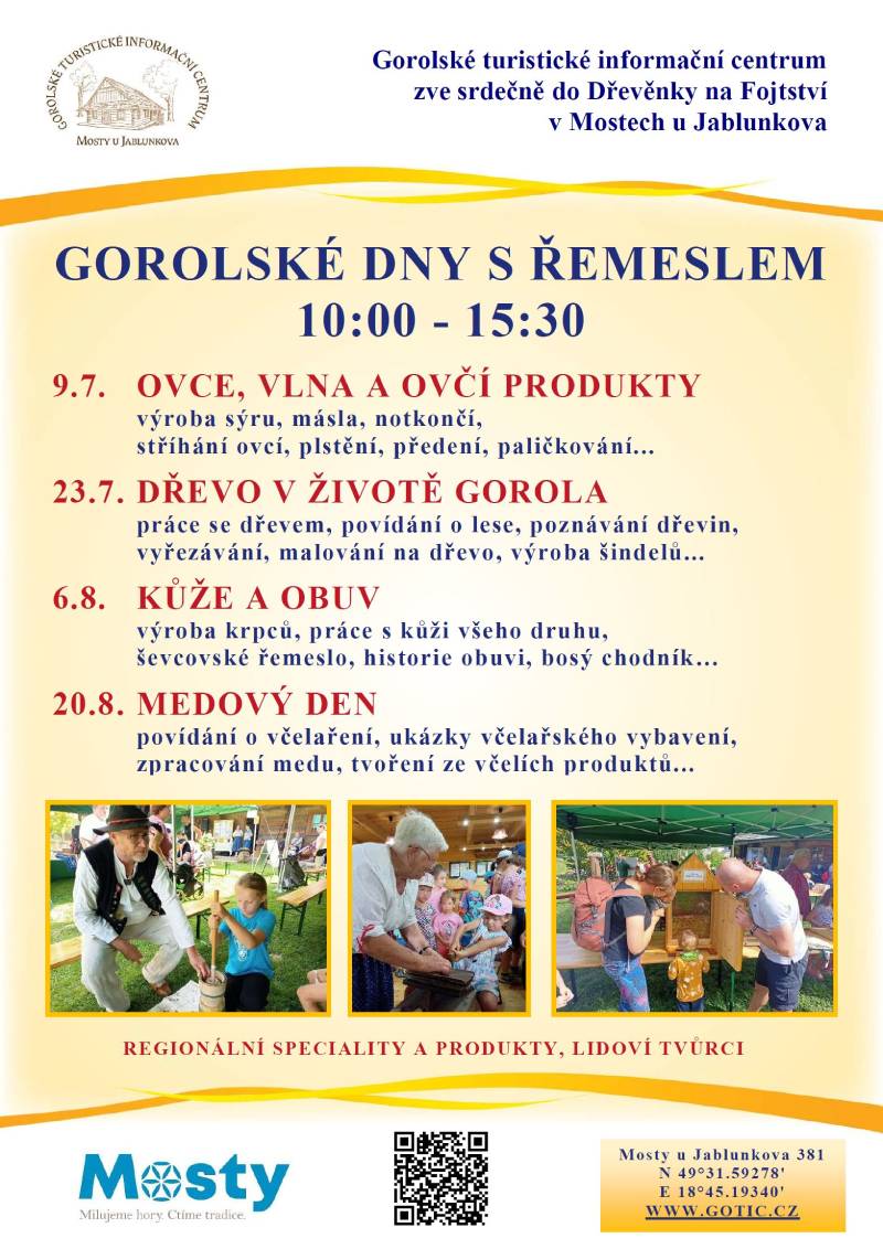 Pozvánka na akci - dny s řemeslem