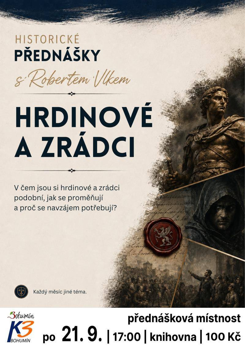 Pozvání na akci - Hrdinové a zrádci