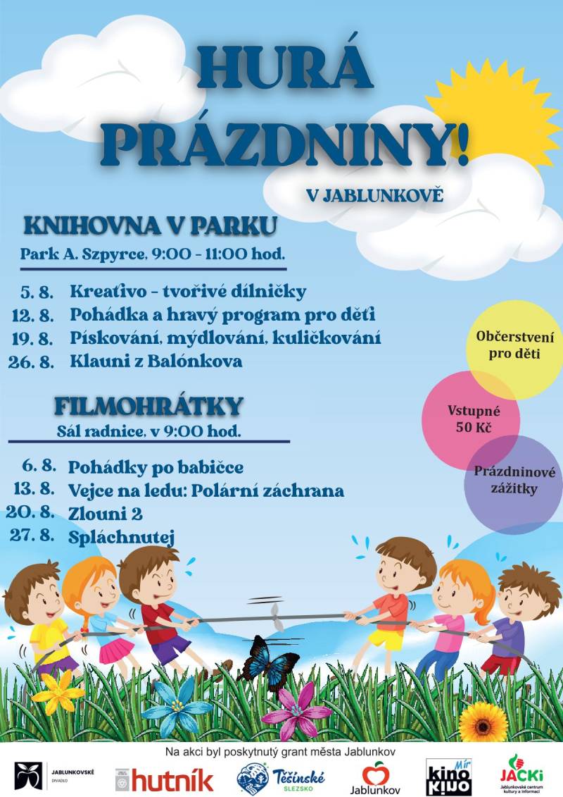 Pozvání na akci - Hurá prázdniny!