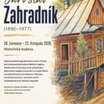 Pozvání na akci - Jaroslav Zahradník (1890–1977)