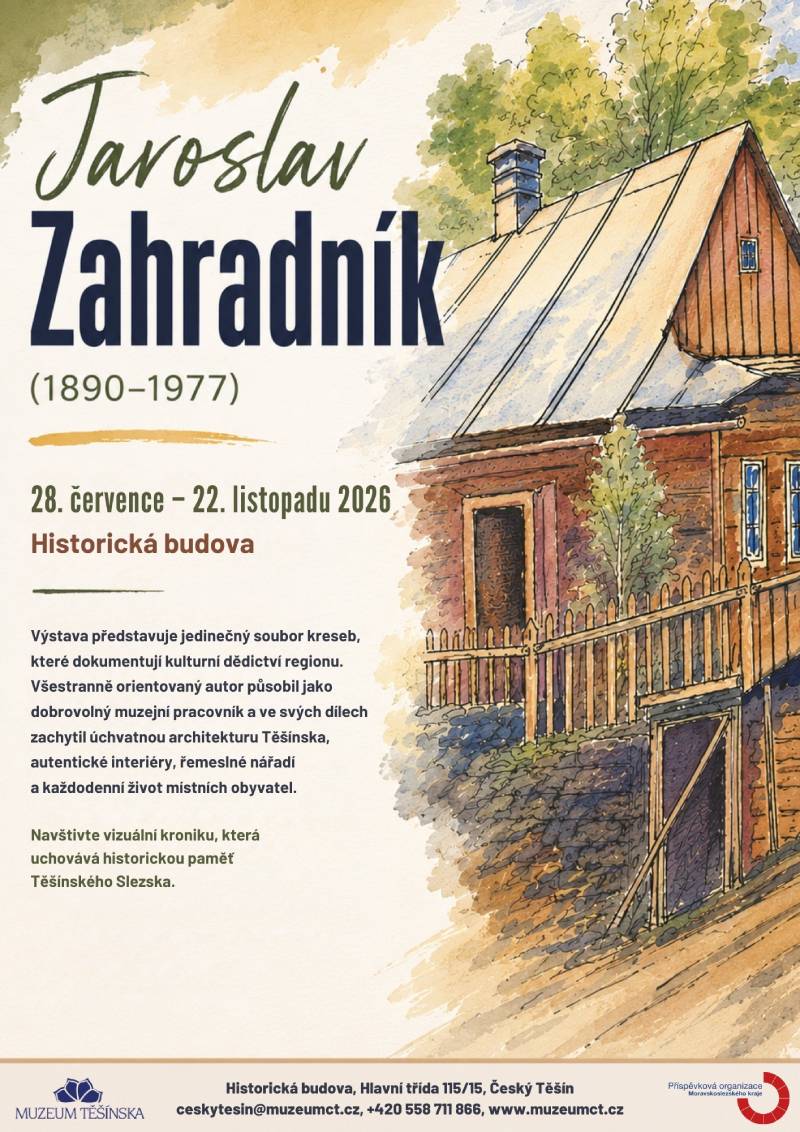 Pozvání na akci - Jaroslav Zahradník (1890–1977)