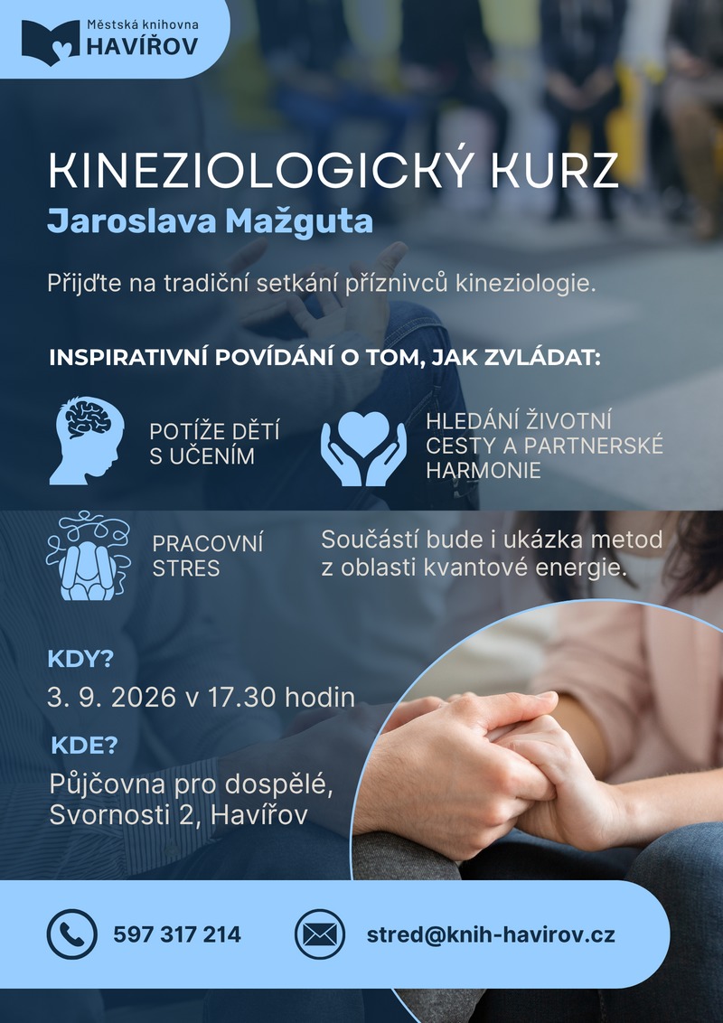Pozvání na akci - Kineziologický kurz Jaroslava Mažguta