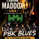 Pozvání na akci - Leburn Maddox - PBK Blues - WMW band