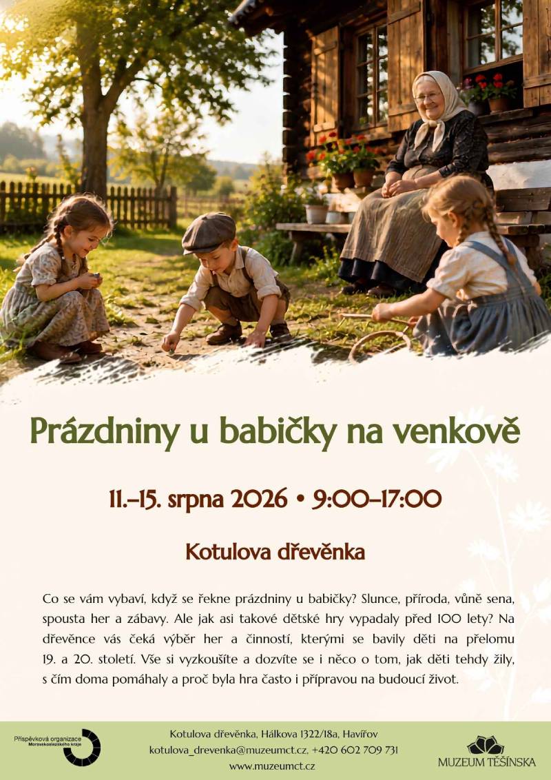 Pozvání na akci - Prázdniny u babičky na venkově
