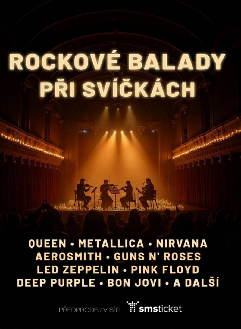 Pozvání na akci - Rockové balady při svíčkách