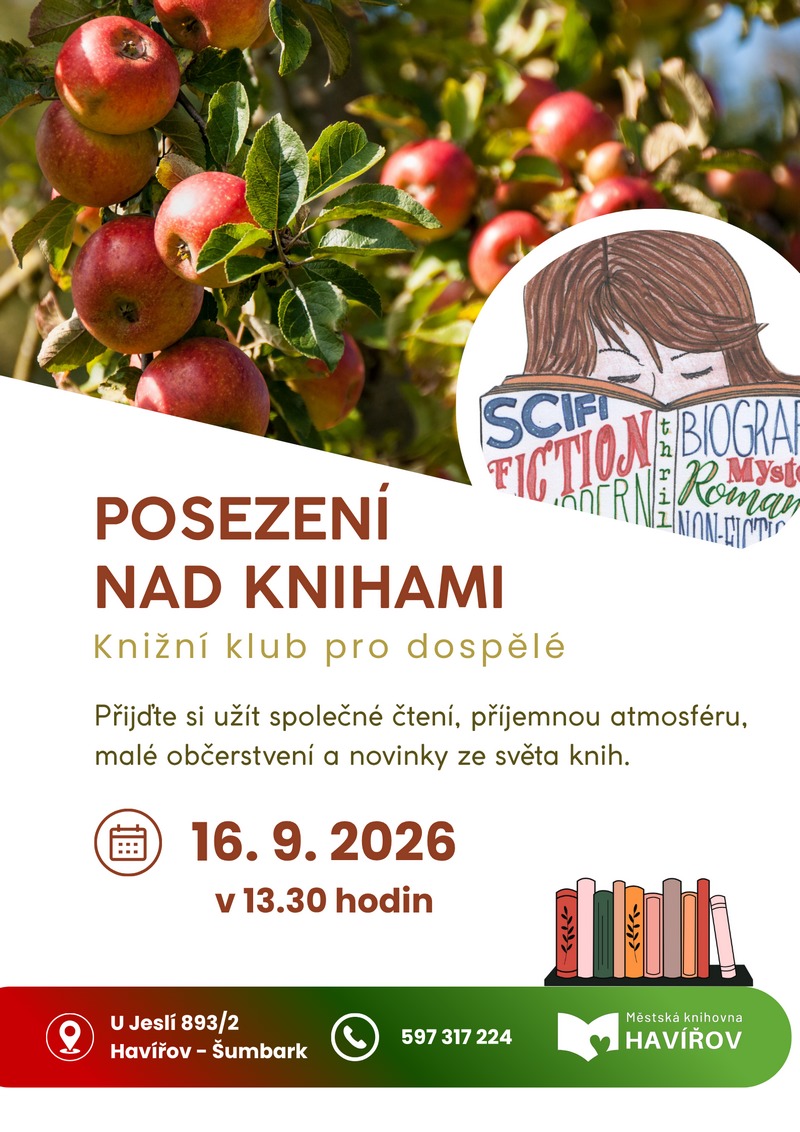 Pozvání na akci - Posezení nad knihami