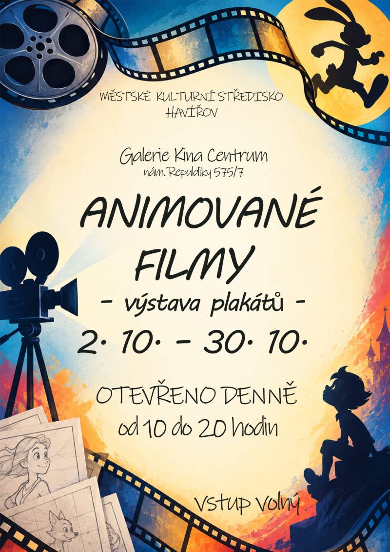 Pozvání na akci - Animované filmy
