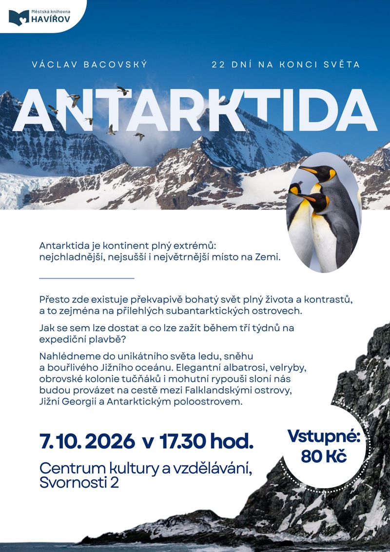 Pozvání na akci - Antarktida