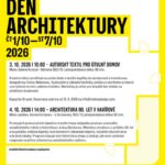 Pozvání na akci - Den architektury