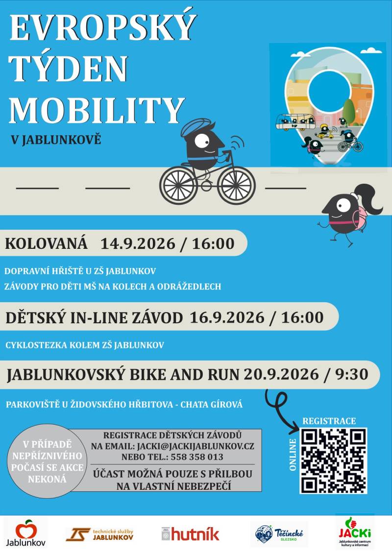 Pozvání na akci - Evropský týden mobility v Jablunkově