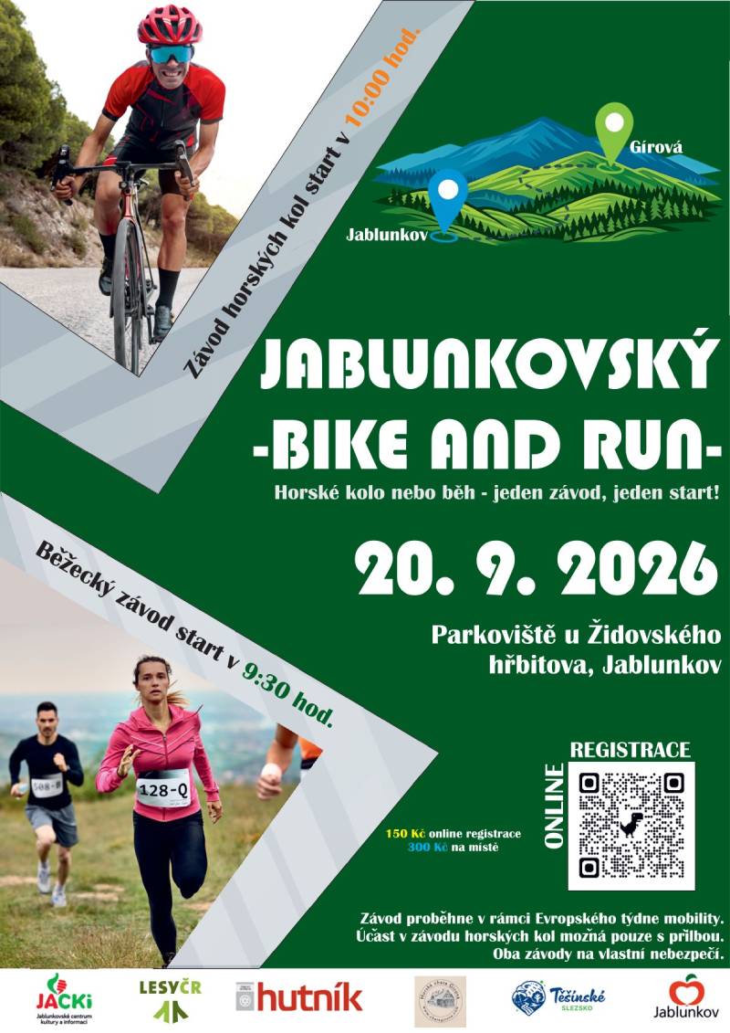 Pozvání na akci - Jablunkovský BIKE and RUN