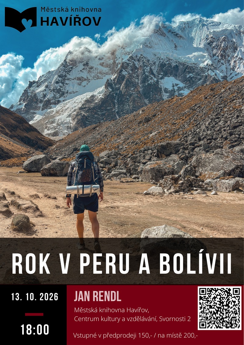 Pozvání na akci - Jan Rendl - Rok v Peru a Bolívii