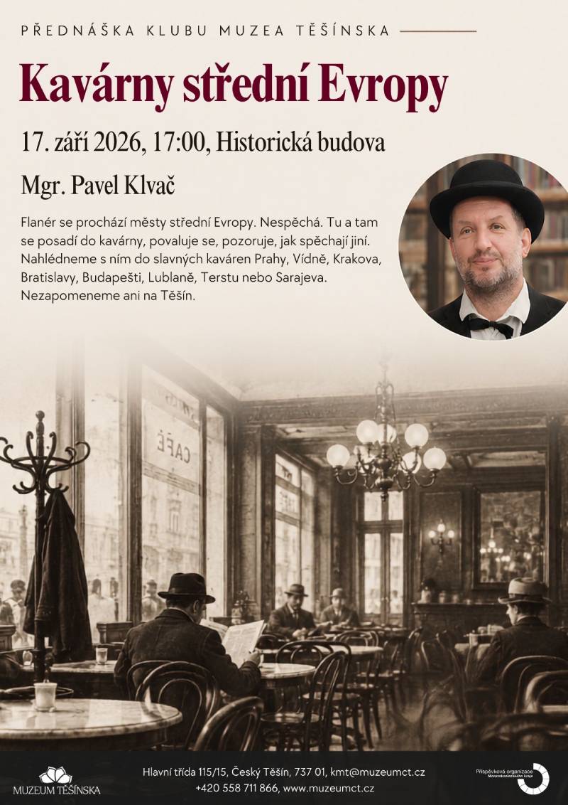 Pozvání na akci - Kavárny střední Evropy