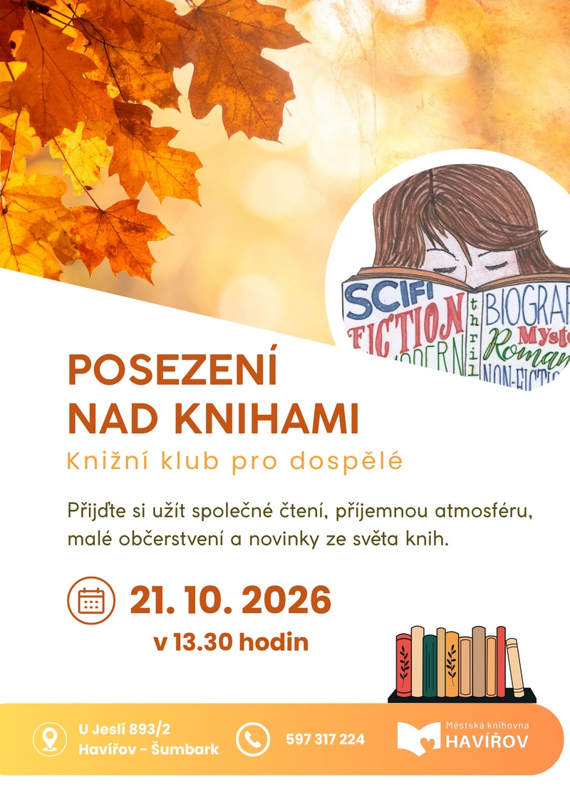 Pozvání na akci - Posezení nad knihami