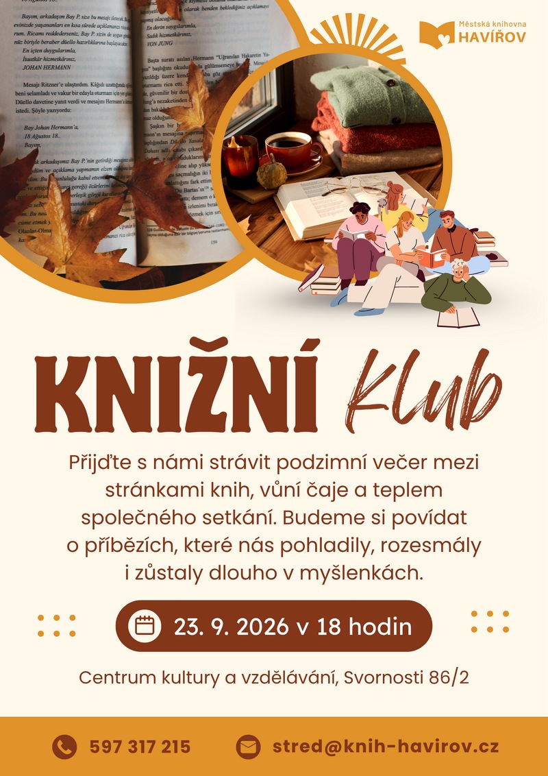 Pozvání na akci - Knižní klub