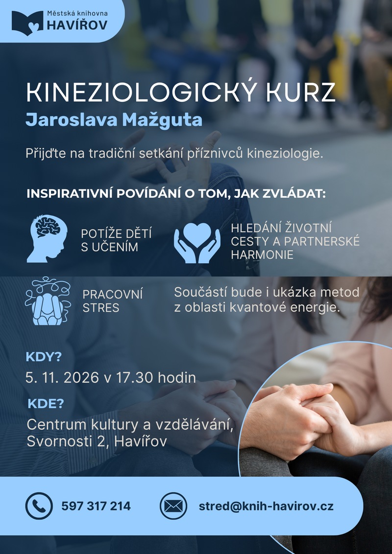 Pozvání na akci - Kineziologický kurz Jaroslava Mažguta