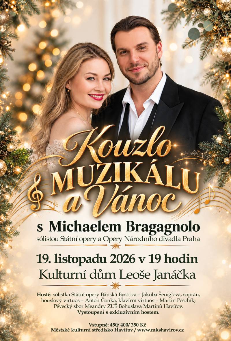 Pozvání na akci - Kouzlo muzikálu a Vánoc