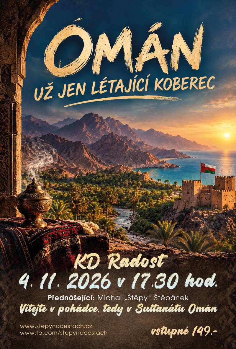 Pozvání na akci - Omán - už jen létající koberec