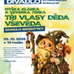 Pozvání na akci - POHÁDKA - Myška Klárka a Veverka Terka - Tři vlasy Děda Vševěda