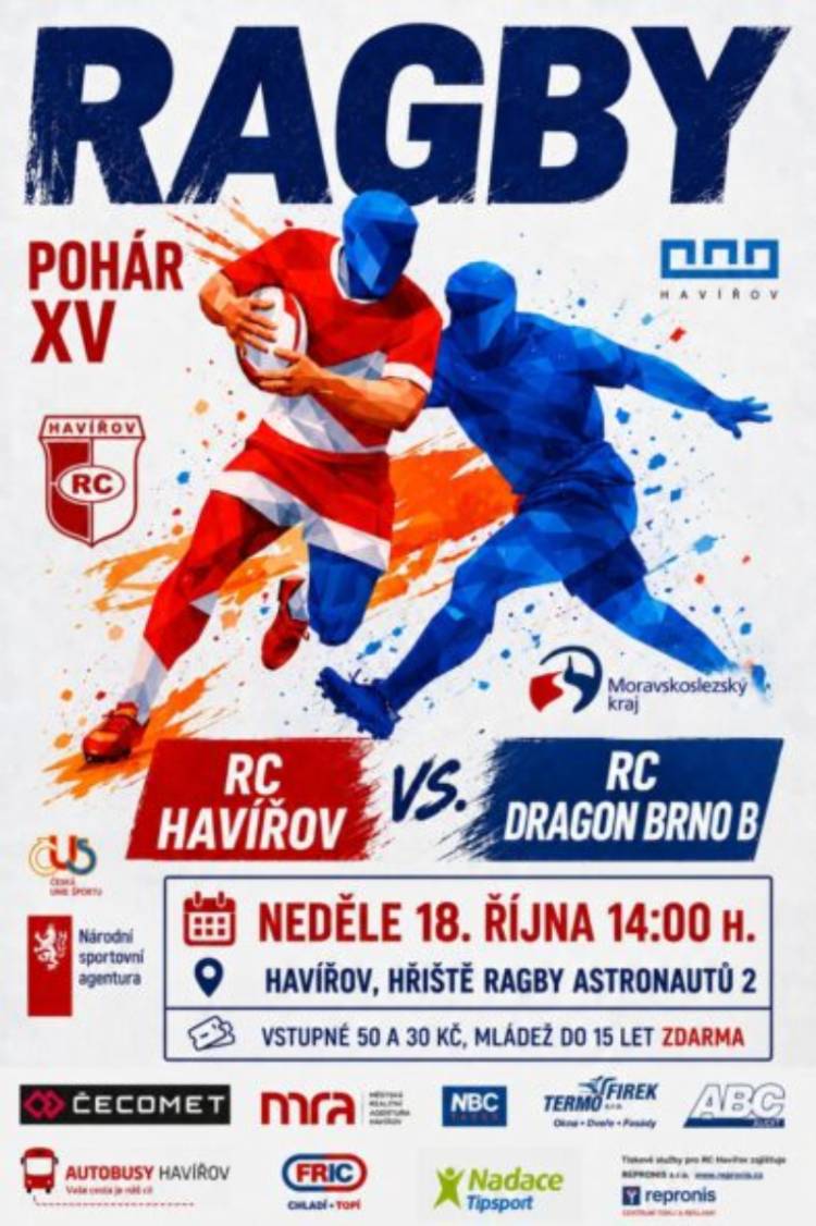 Pozvání na akci - RC Havířov vs. RC Dragon Brno B