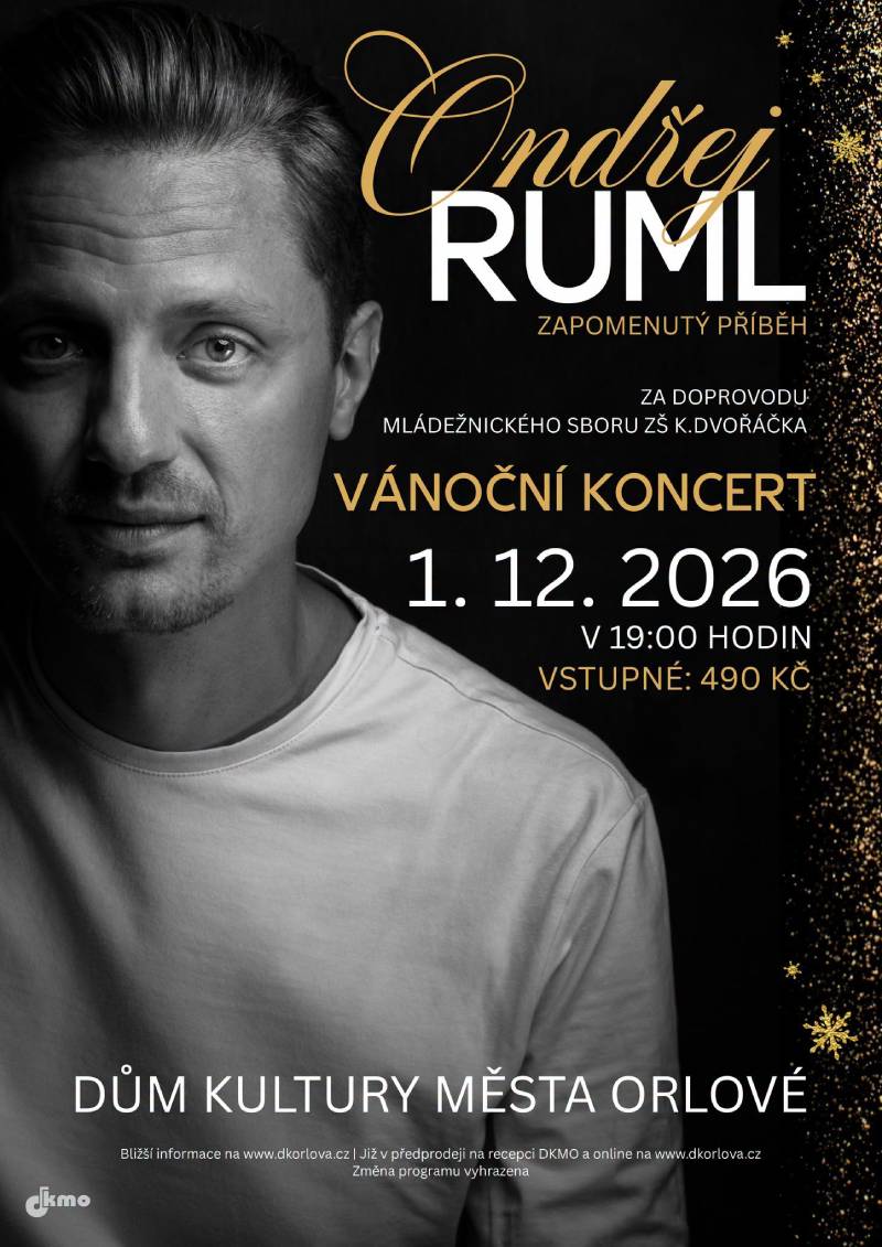 Pozvání na akci - Vánoční koncert - Ondřej Ruml