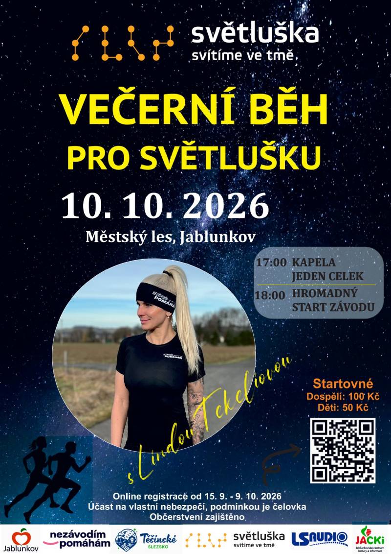 Pozvání na akci - Večerní běh pro světlušku