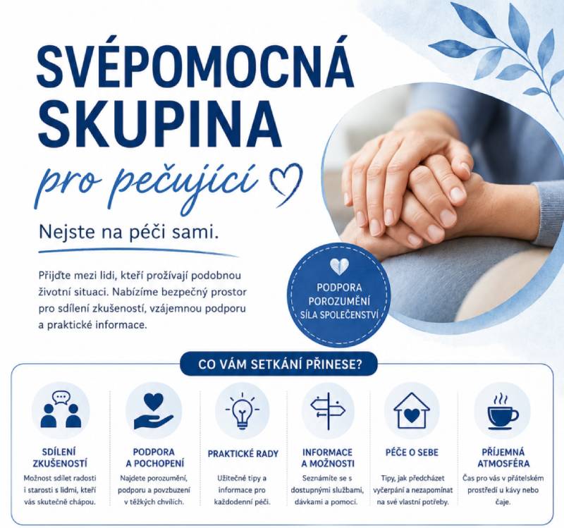 Pozvání na akci - Svépomocná skupina pro pečující